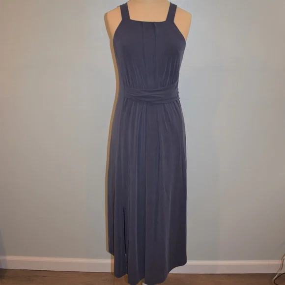 Anthropologie | Dresses | Maeve Anthropologie Blue Azores Halter Maxi Dress  | Poshmark